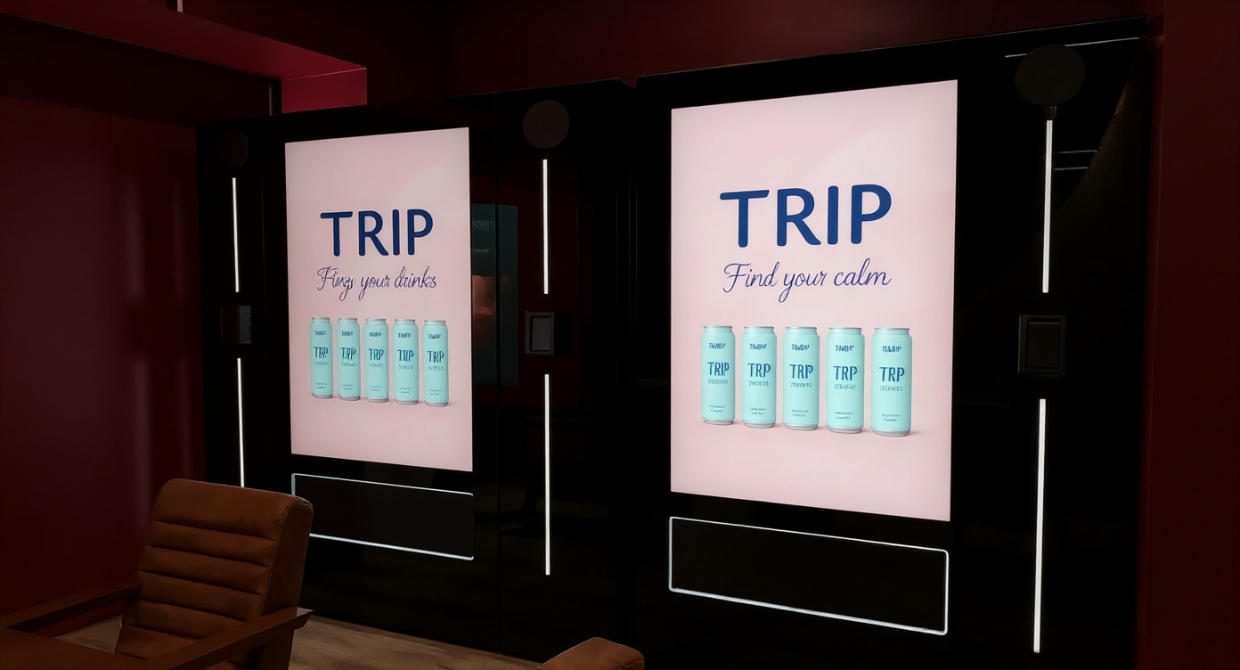 TRIP live on Bright.Blue screens in health and fitness locations